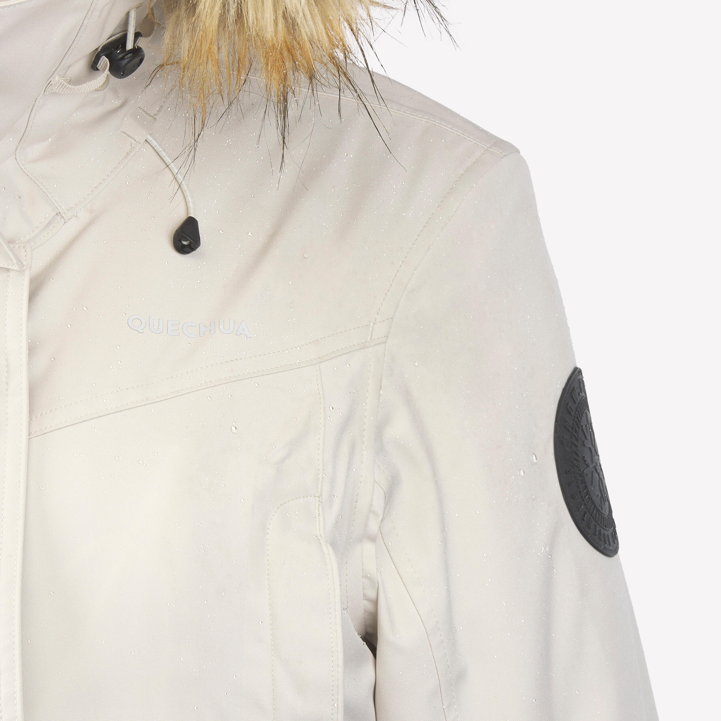 Women's Waterproof Hiking Parka -20°C NH900 - Beige 15/29