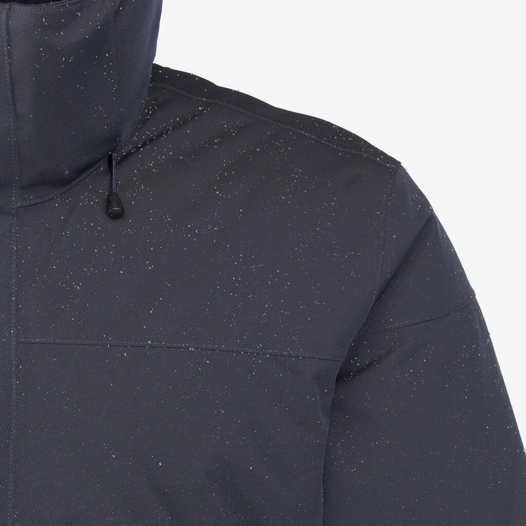 Men’s waterproof hiking parka -10°C, NH500 - Blue