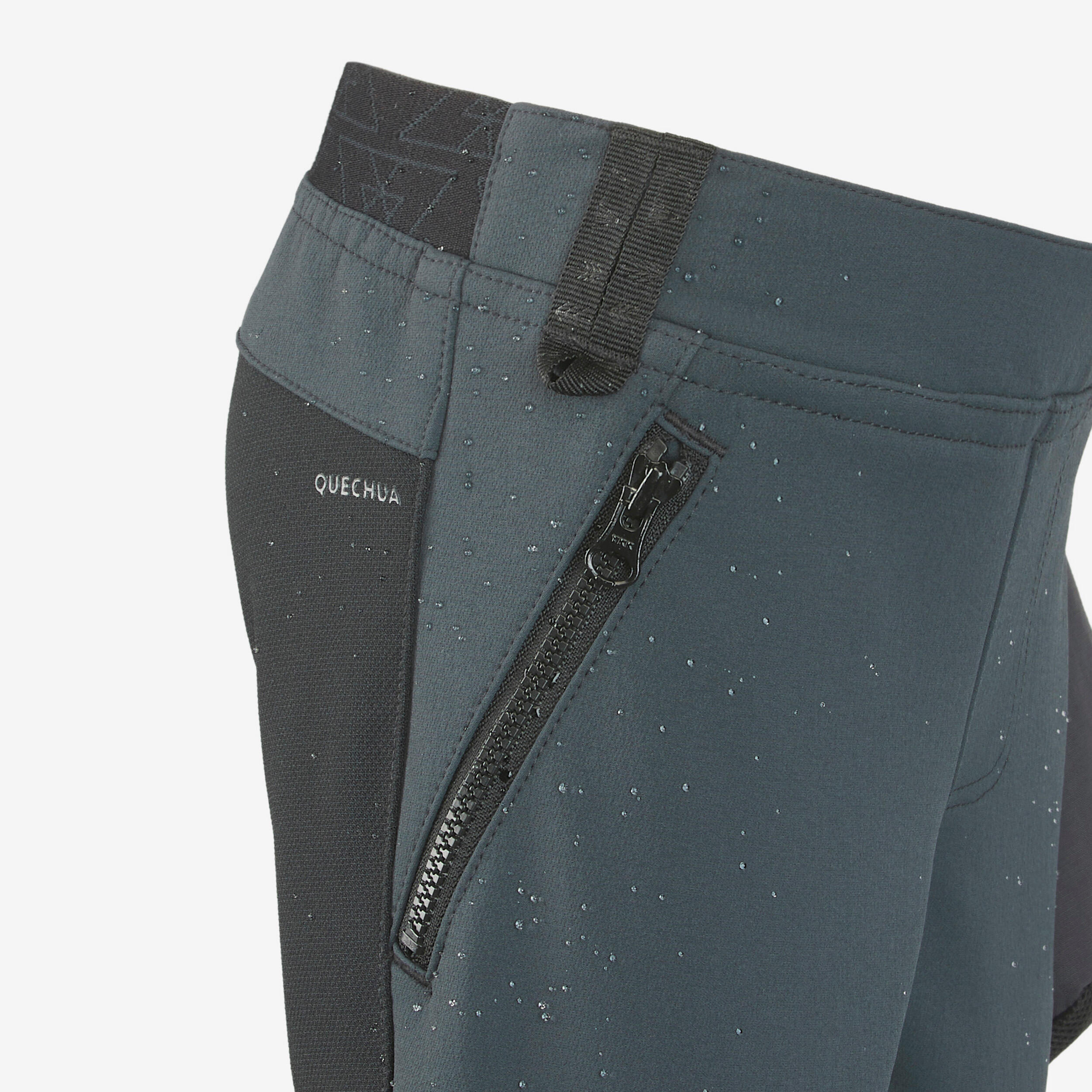 Softshellhose Kleinkinder Gr. 92–116 Wandern - MH900 schwarz 14/14