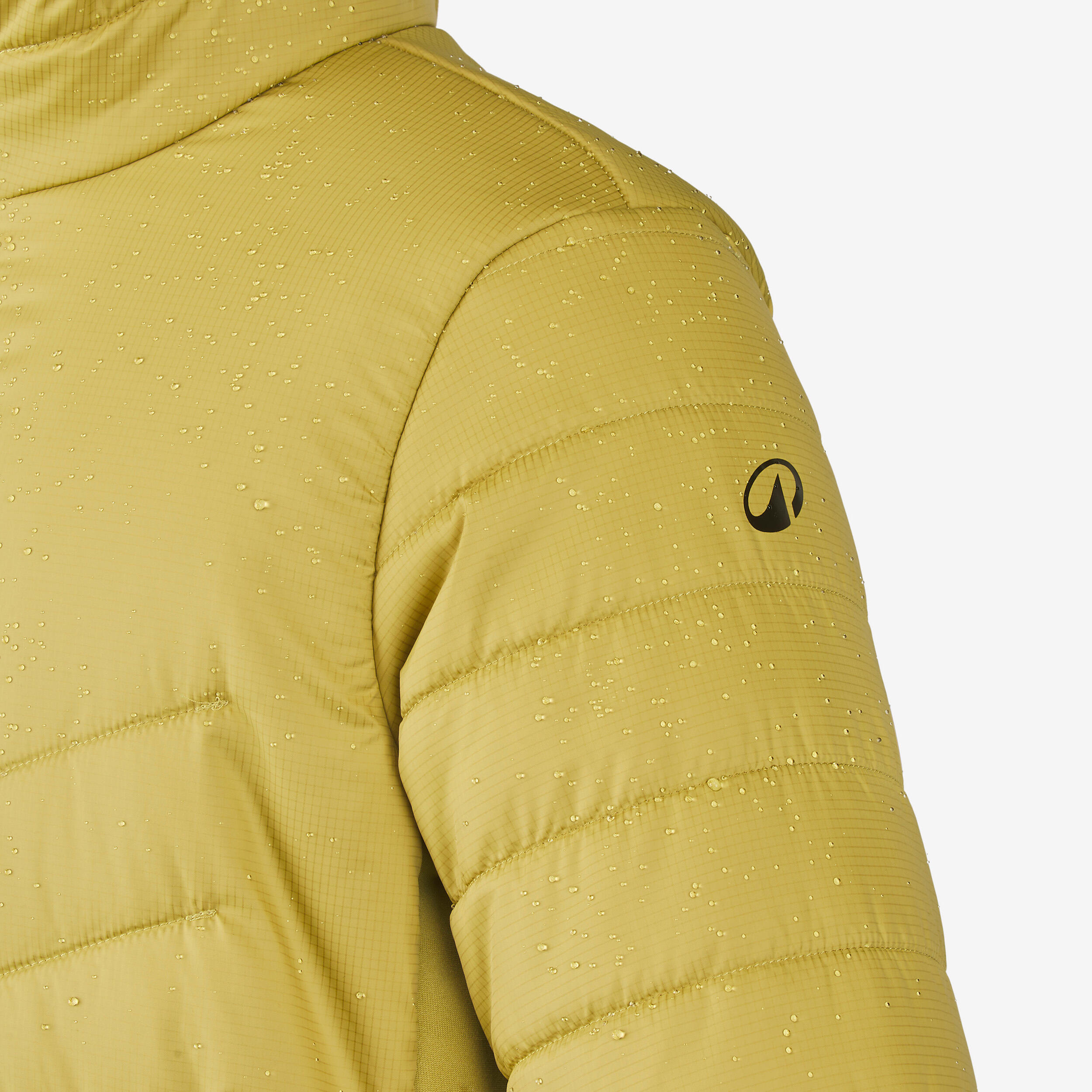 Wattierte Wanderjacke Kinder Gr. 122–170 warm - MH500 gelb 3/8