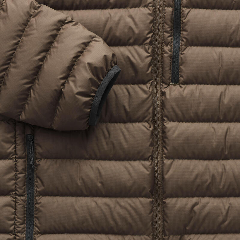 Erkek Outdoor Kuş Tüyü Şişme Mont - Kahverengi - MT500 -10 °C