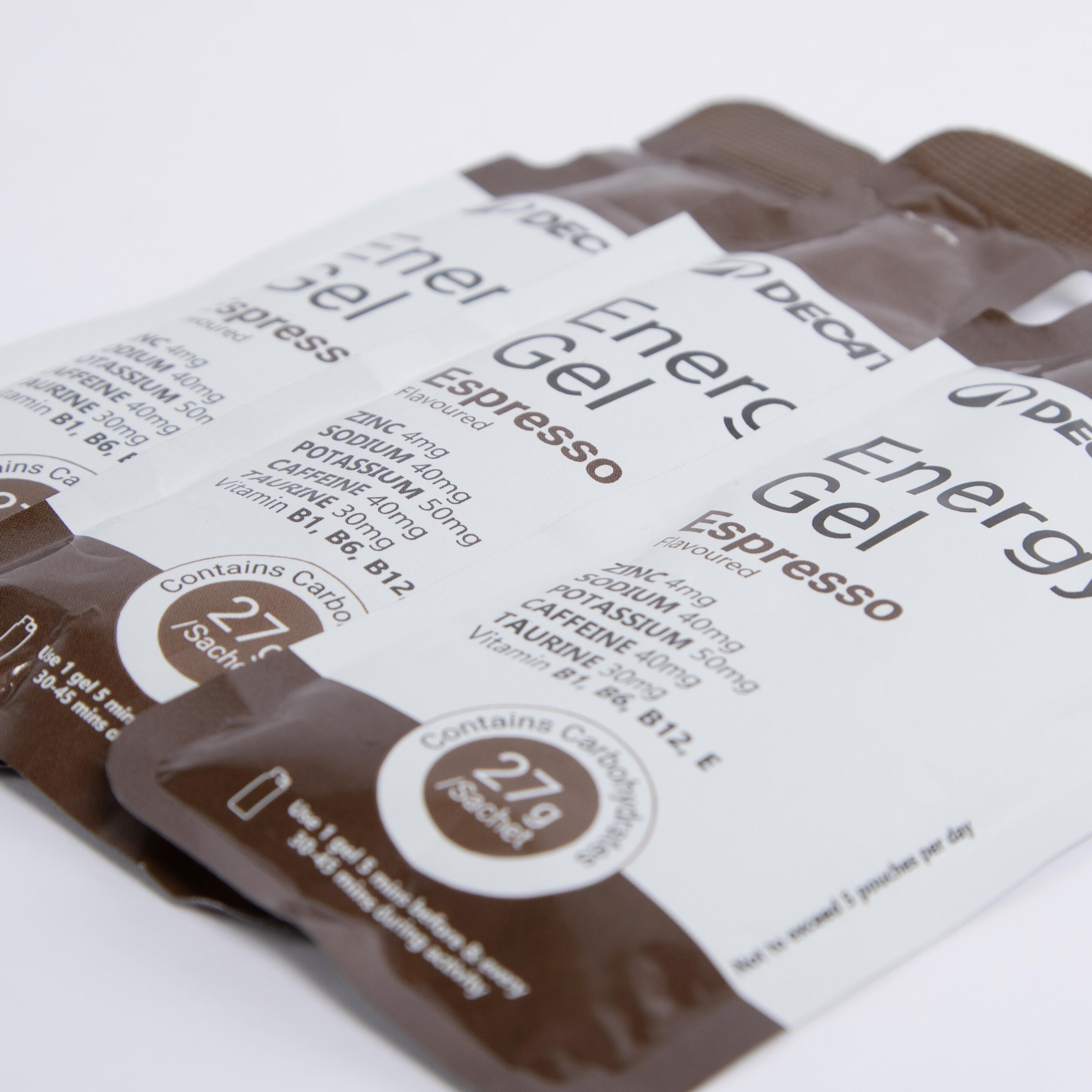 Energy Gel for Sports with 27g Carbohydrates - Espresso Flavored