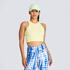 Women's Cropped Fitness Tank Top 520 - Pastel Yellow