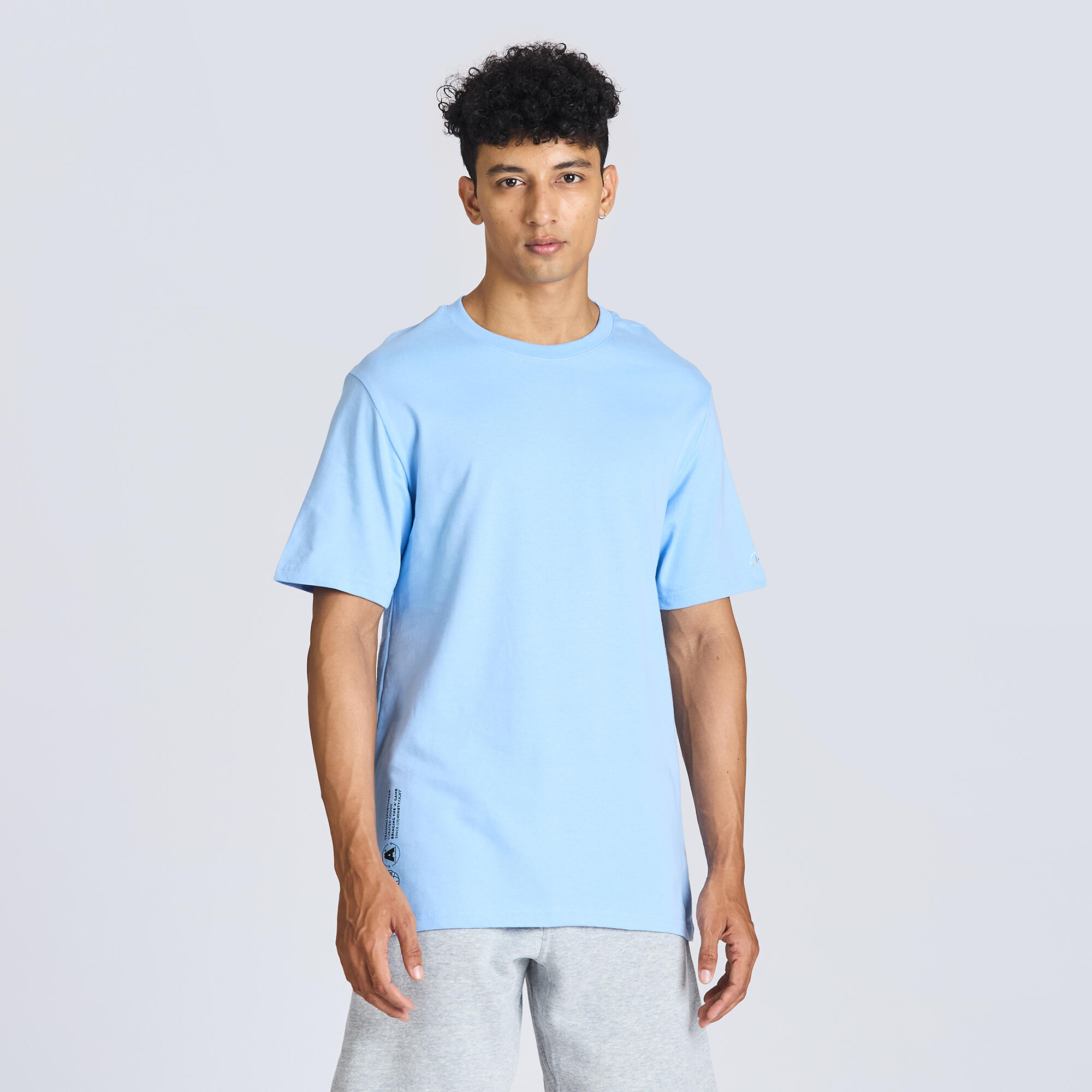 domyos Men's Cotton Training T-Shirt Cosmeto - Celadon Green-picture-31