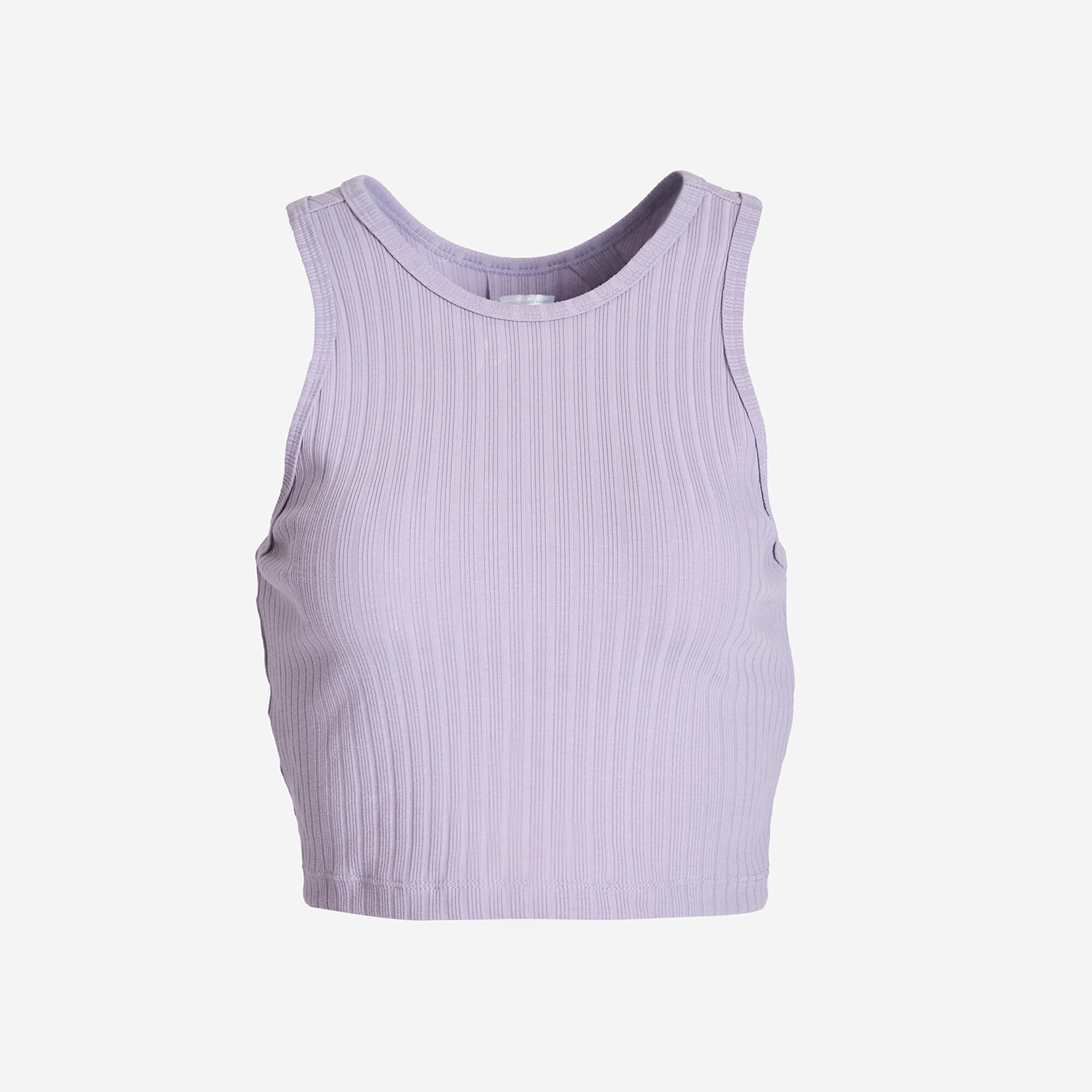 Women's Cropped Fitness Tank Top 520 - Smoky Purple