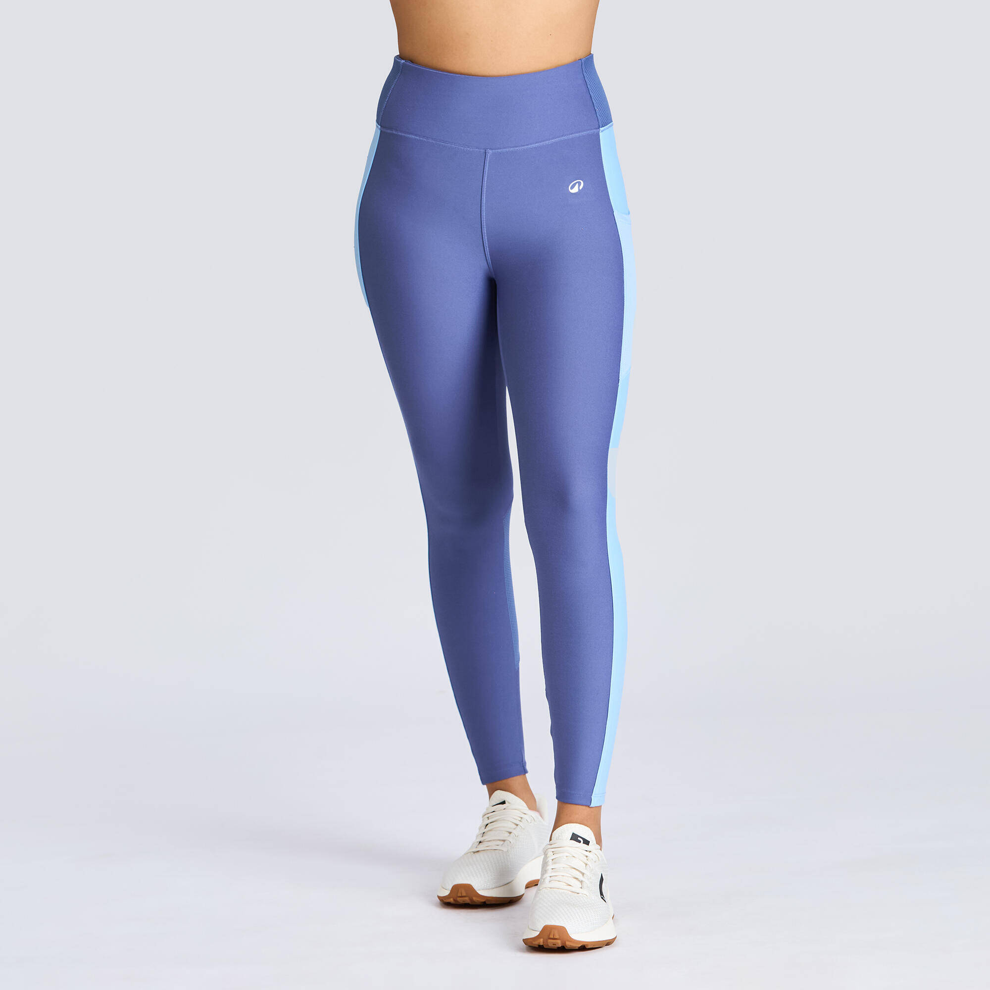 Women's Fitted Leggings with a side pocket  120 - Comet Blue -  1