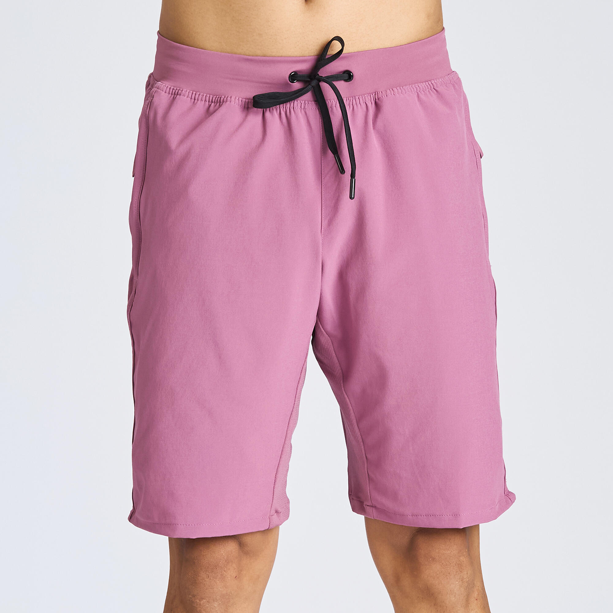 Men Fitness Cardio Training Shorts, Quick Dry, Regular Fit, 500 - Old Purple