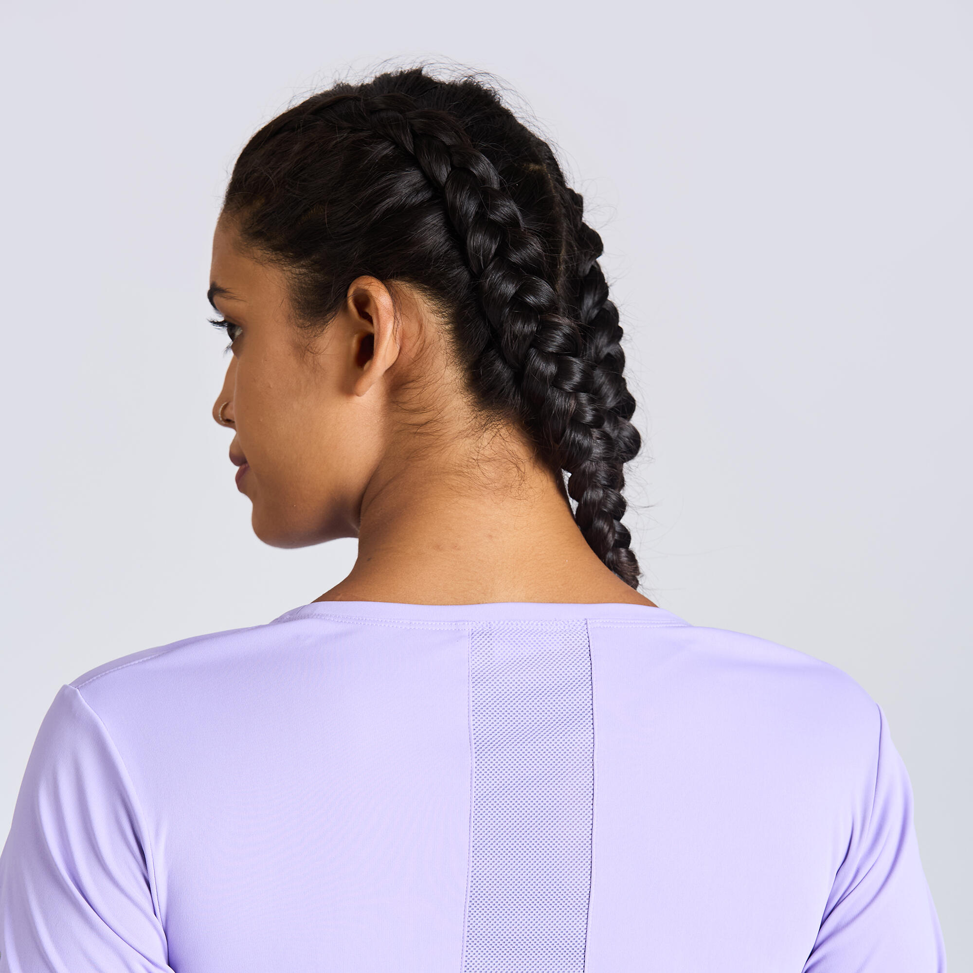 Women's Crew Neck Fitness T-Shirt 120 - Lavender Purple