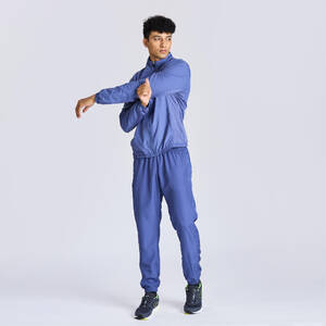 Men's Breathable Regular Blue Trousers Run 120 - Comet Blue