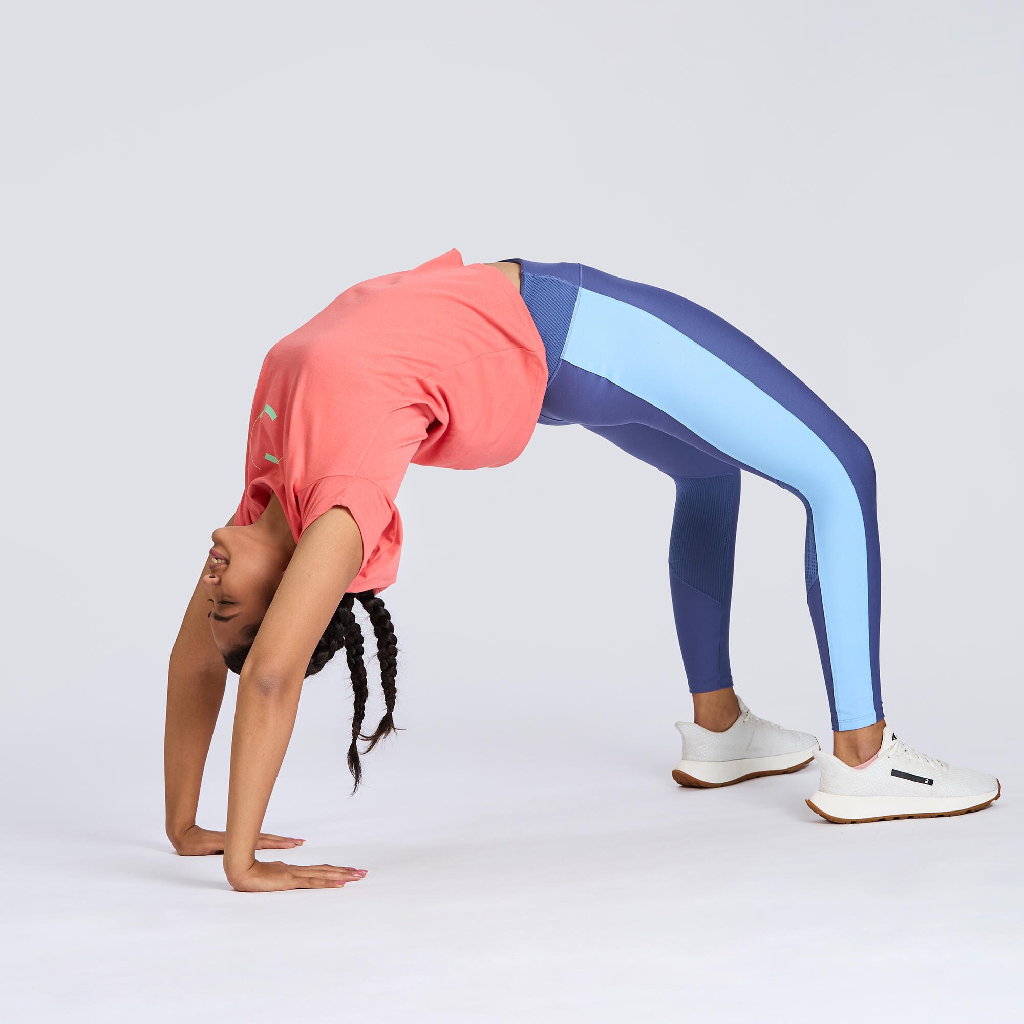 Women's Fitted Leggings with a side pocket  120 - Comet Blue