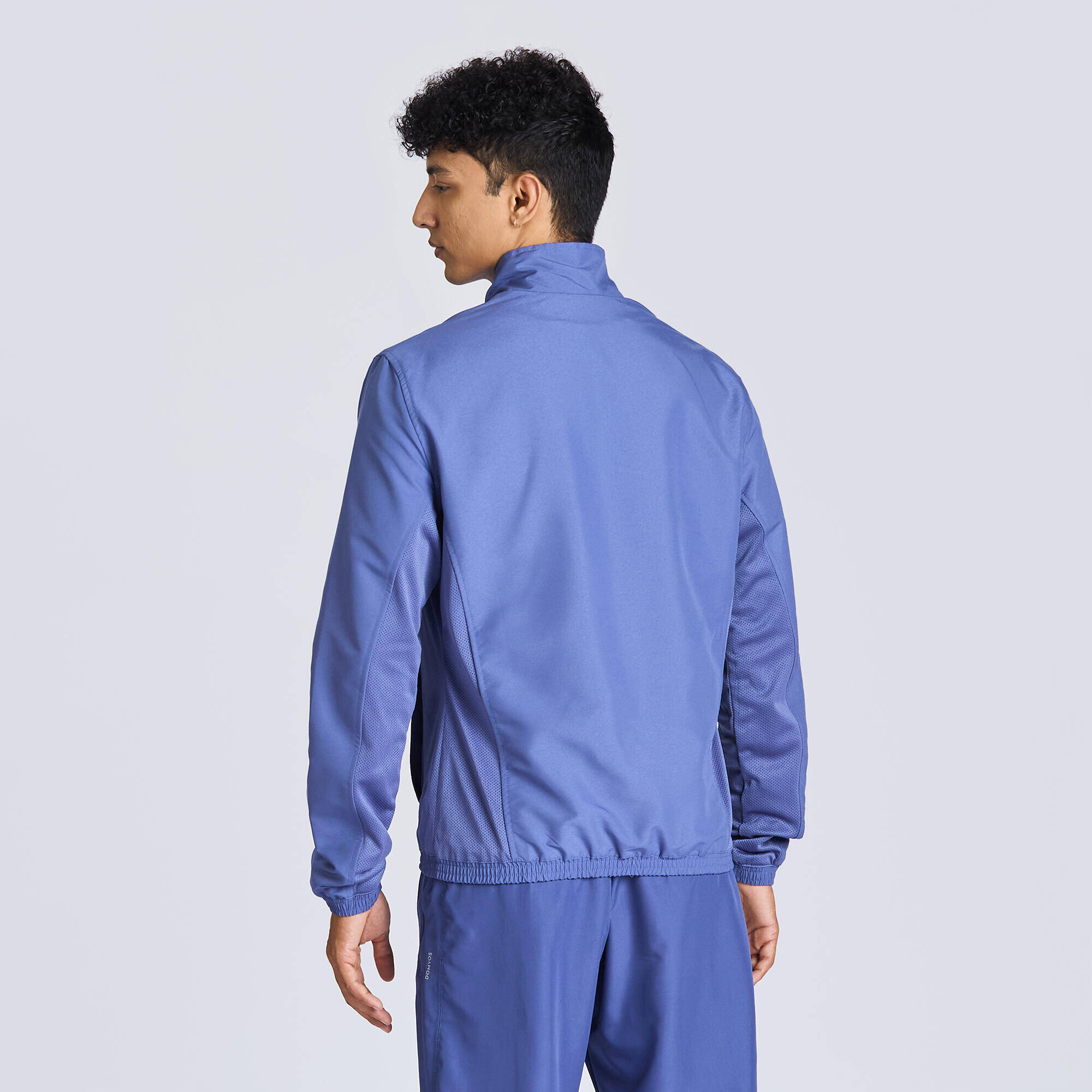 Men Fitness Tracksuit Jacket with Moisture Management FJA 100 - Comet Blue -  3