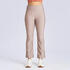 Women's Straight Leg Fitness Leggings - Frosted Brown