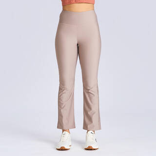 Women's Straight Leg Fitness Leggings - Frosted Brown