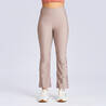 Women's Straight Leg Fitness Leggings - Frosted Brown