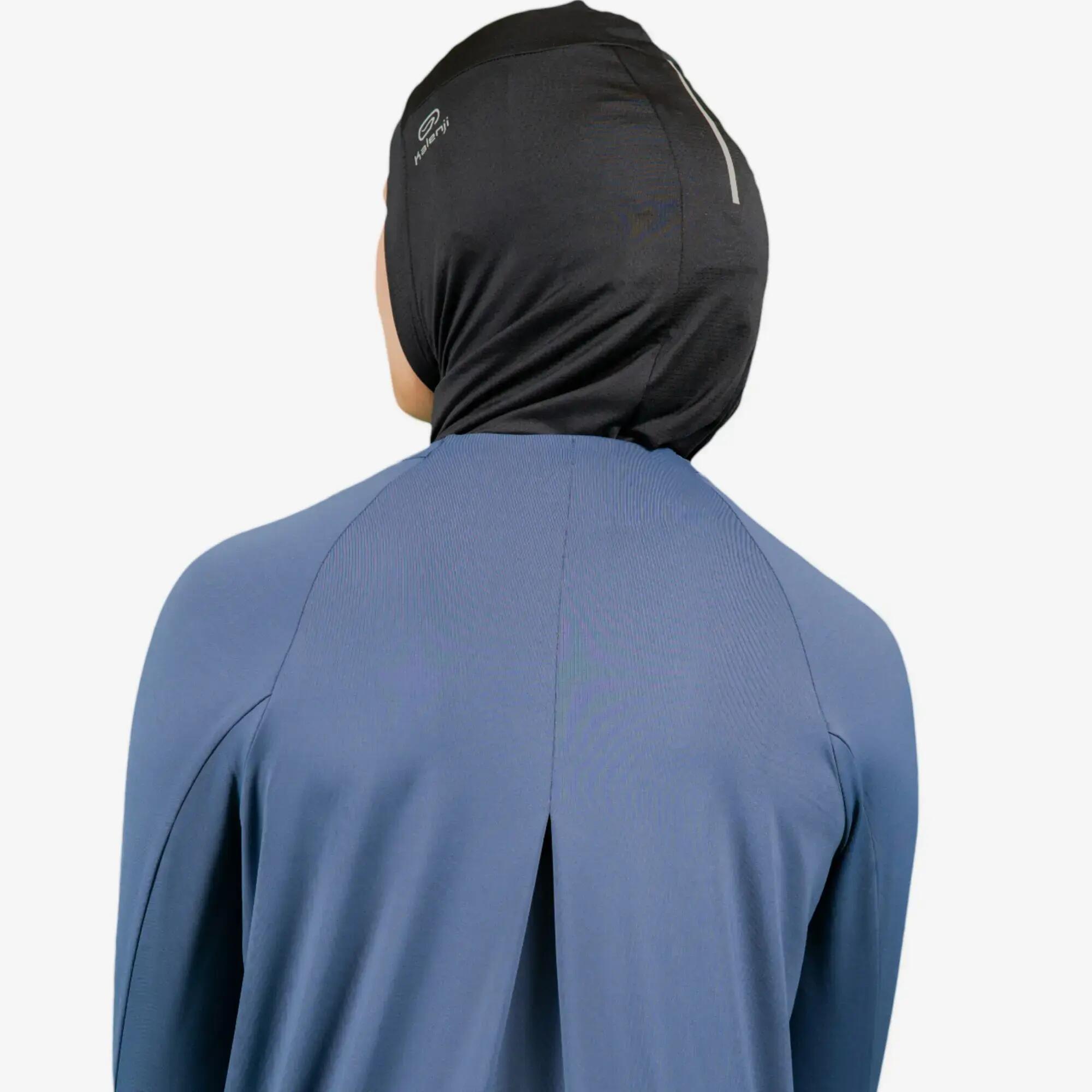 Kadın Uzun Kollu Spor Tişörtü - Mavi - 150 3/5
