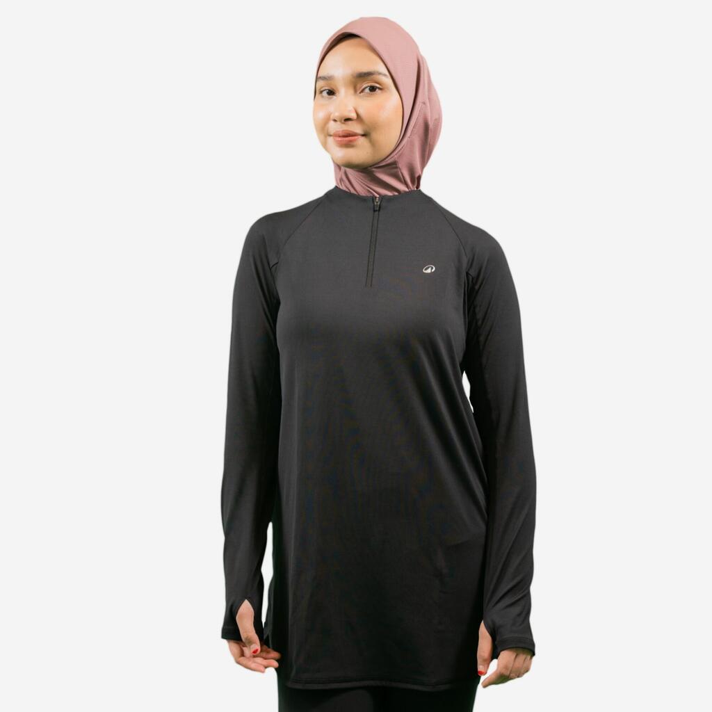 T-Shirt Manches Longues Modesty 150 - Noir