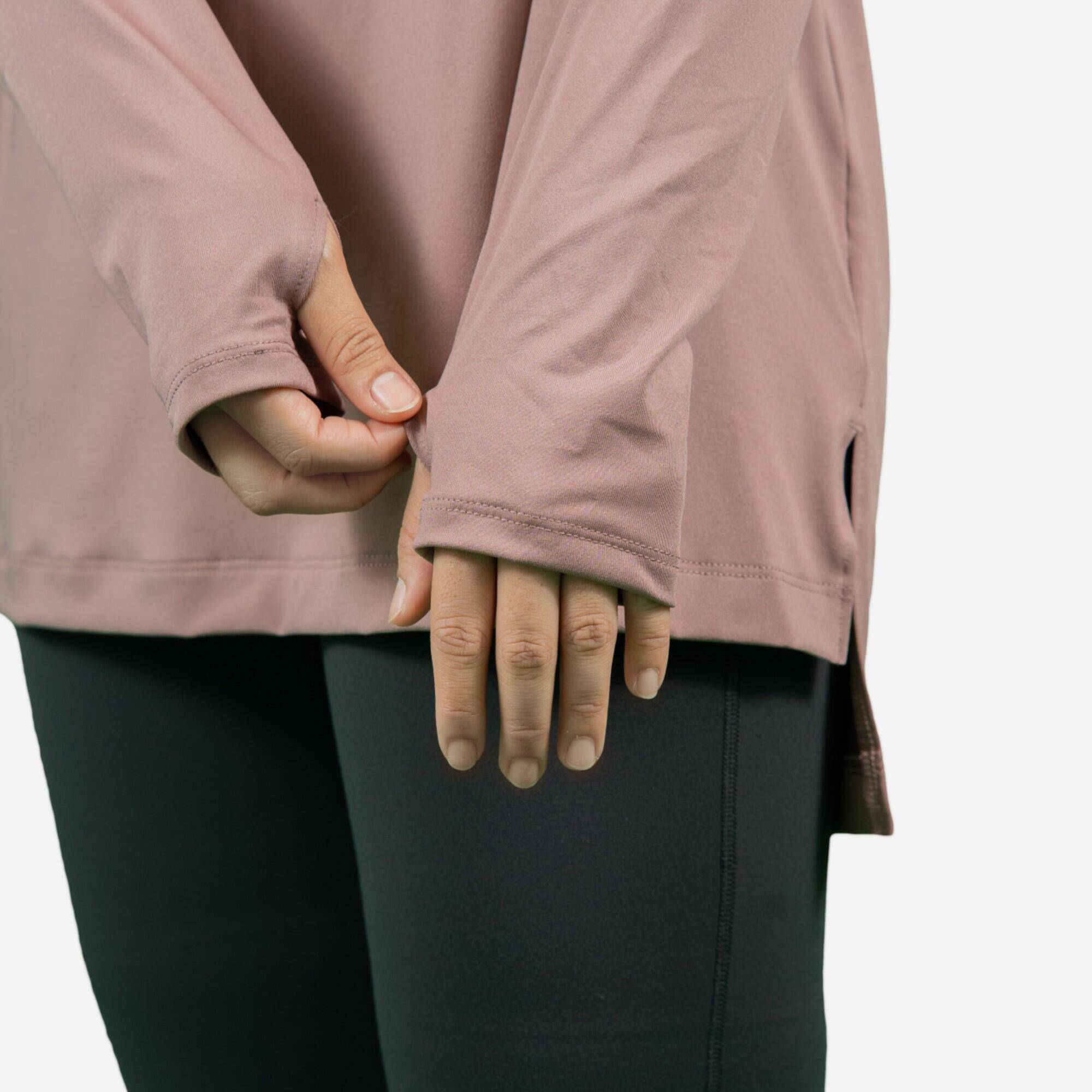 Long Sleeve T shirt - Purple -  2