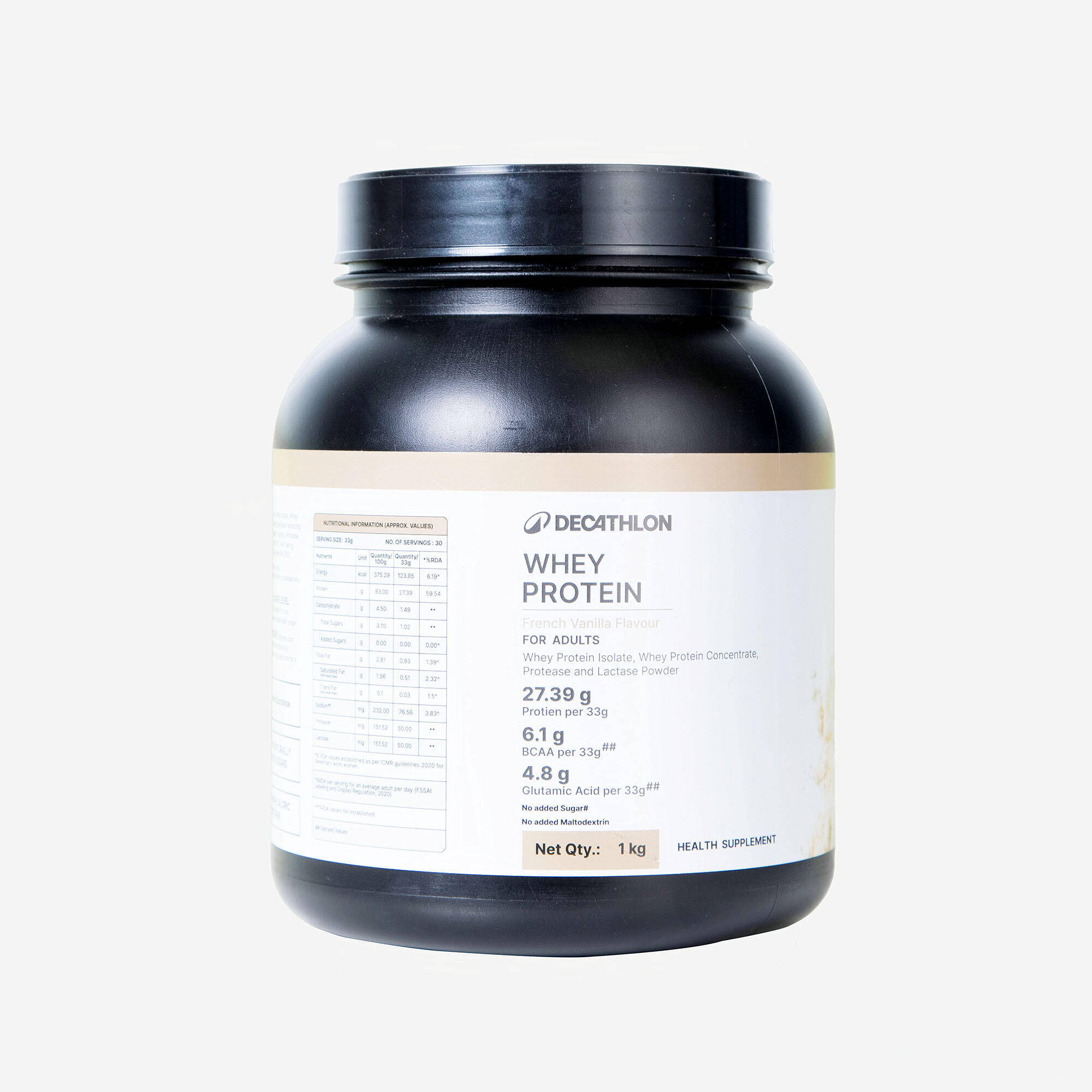 WHEY PROTEIN VANILLA 1KG