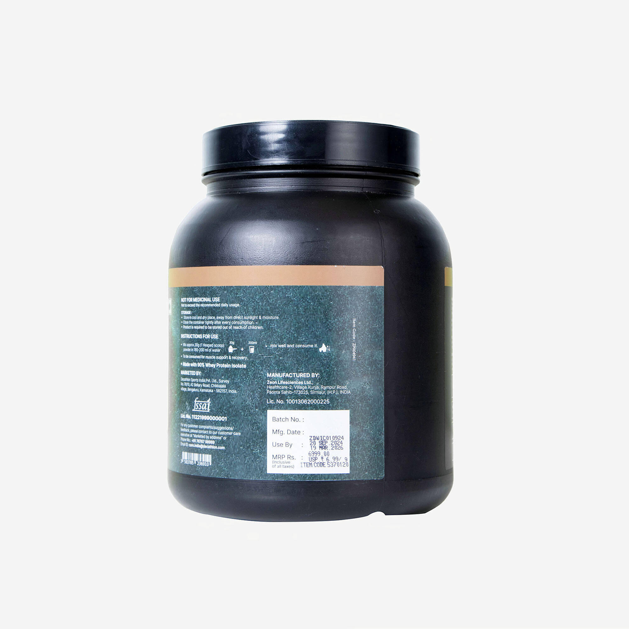 WHEY ISOLATE CHOCOLATE 1KG -  4