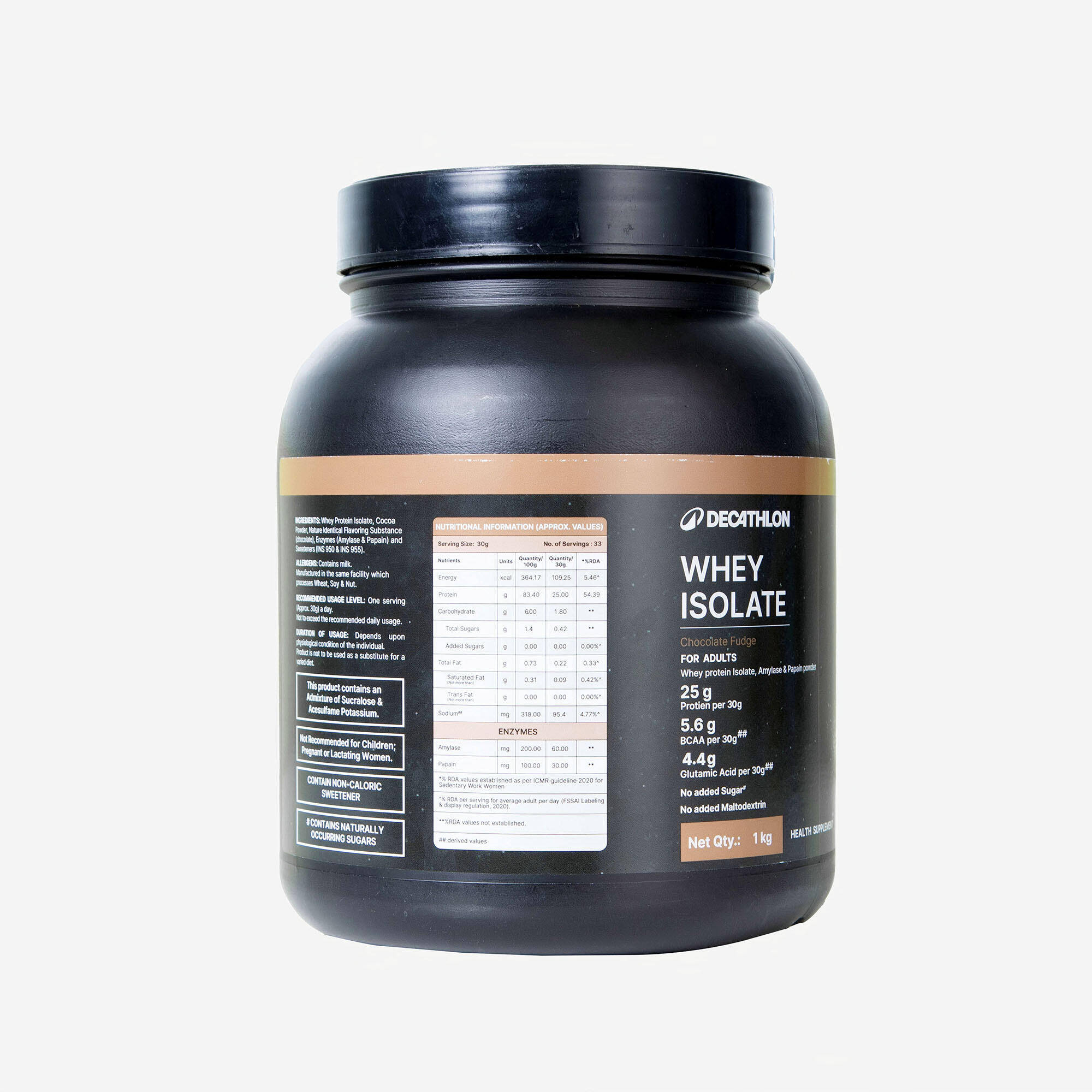 WHEY ISOLATE CHOCOLATE 1KG -  2