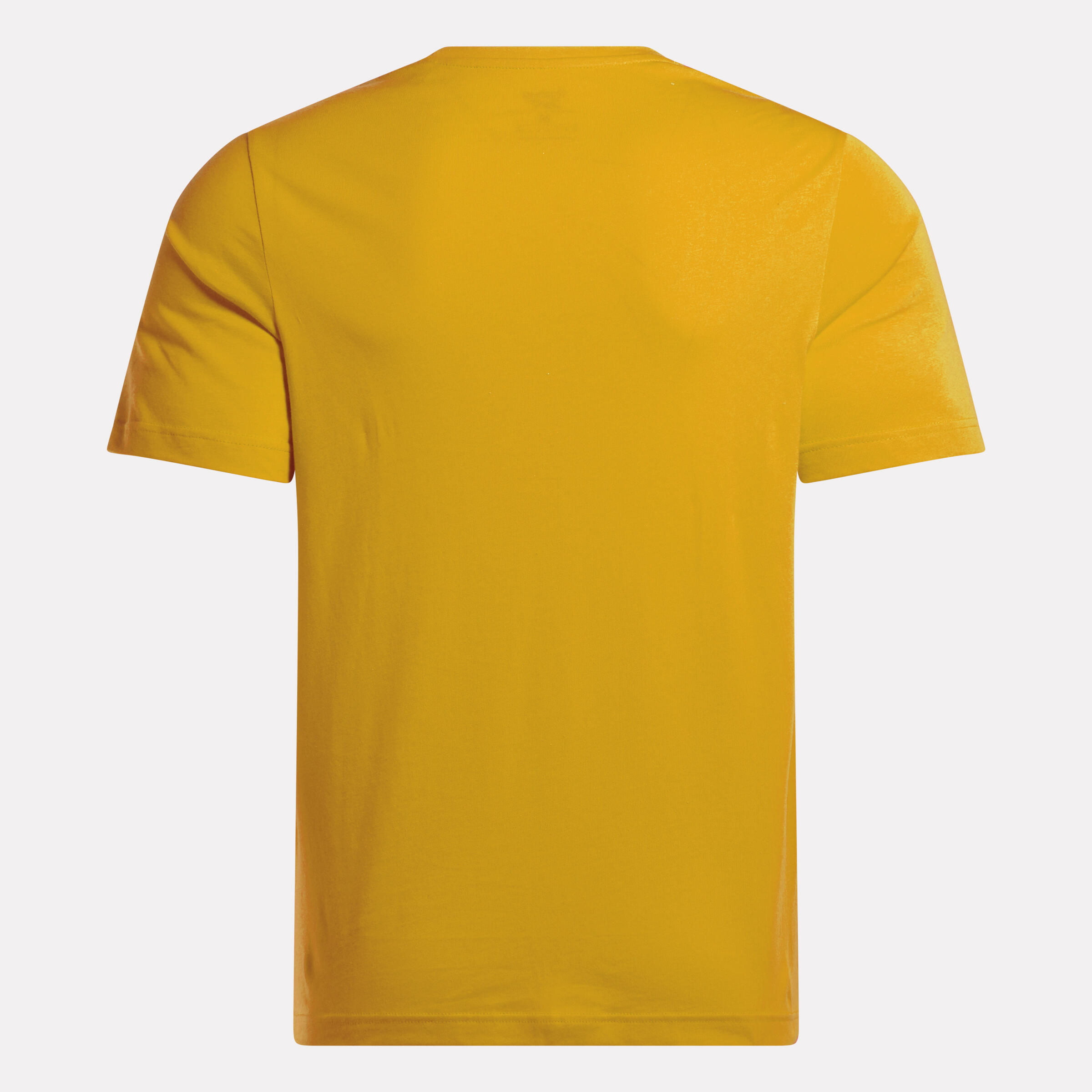 T-shirt homme en coton avec logo, jaune 4/4