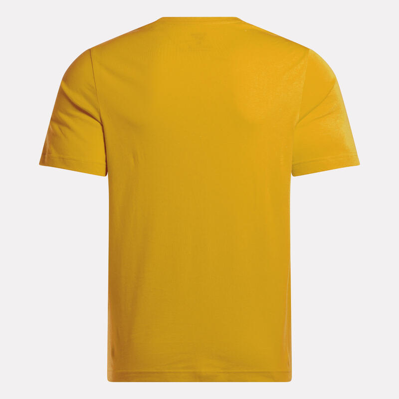 Tricou bumbac Reebok Galben Bărbați