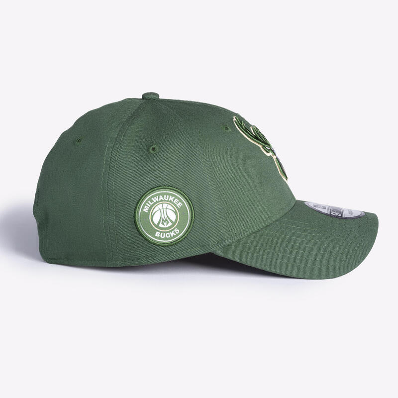 Casquette basketball NBA Adulte - New Era - Milwaukee Bucks vert