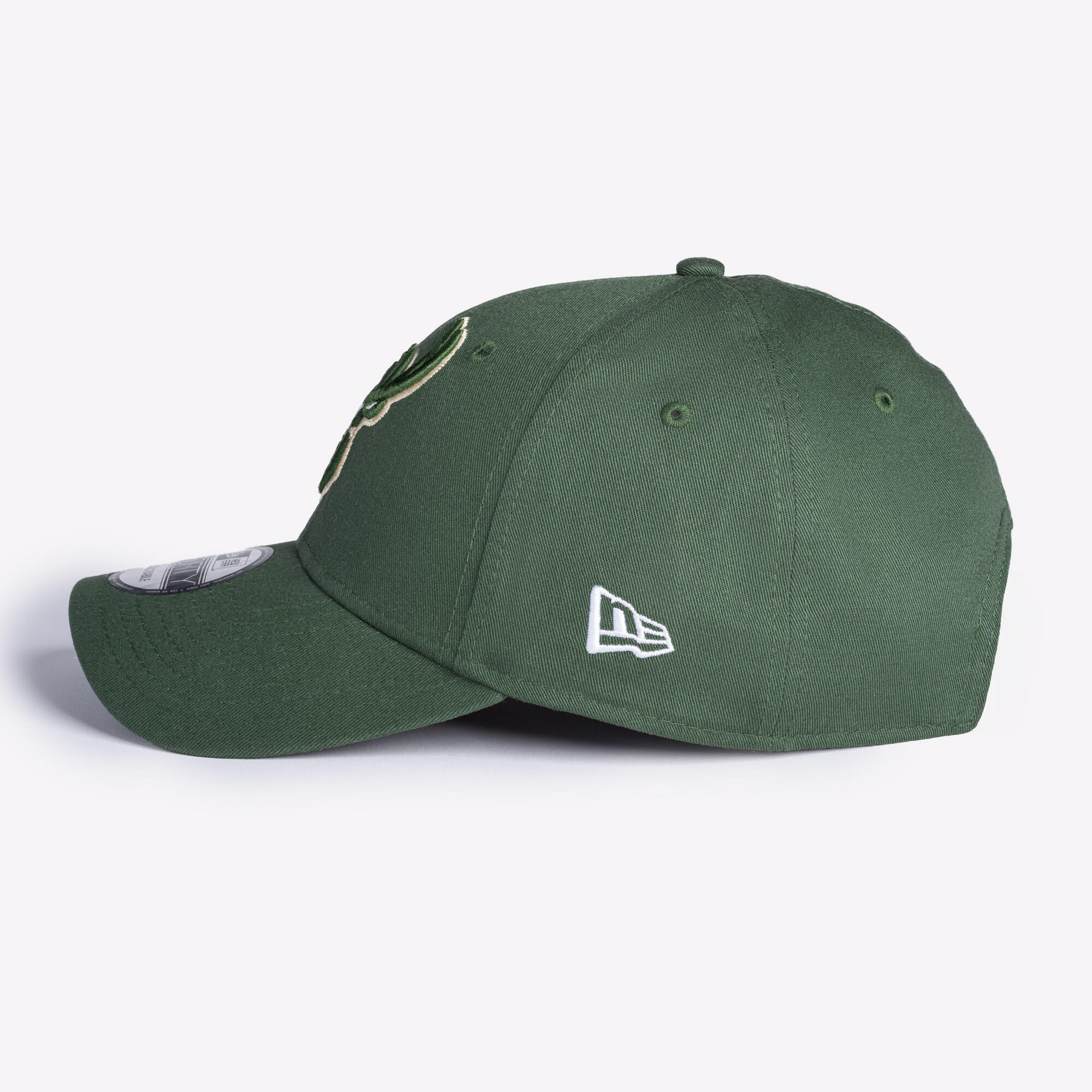 Gorra baloncesto NBA Adulto - New Era - Milwaukee Bucks verde 5/5
