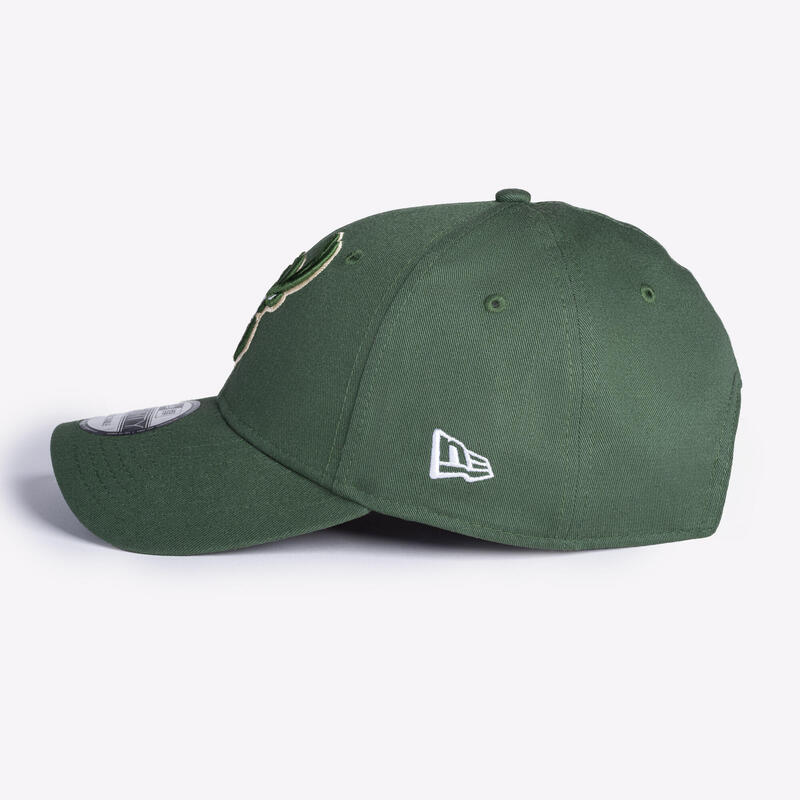 Casquette basketball NBA Adulte - New Era - Milwaukee Bucks vert