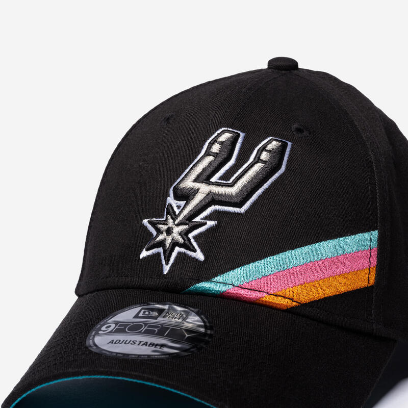 Șapcă de baschet NBA - New Era - San Antonio Spurs Negru Adulți