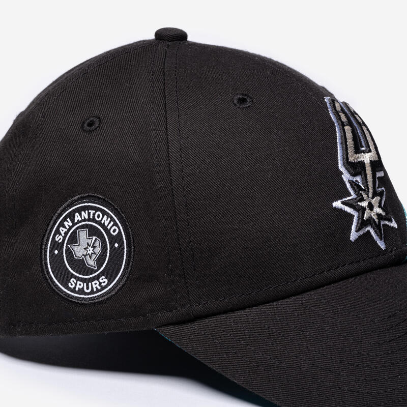 Șapcă de baschet NBA - New Era - San Antonio Spurs Negru Adulți