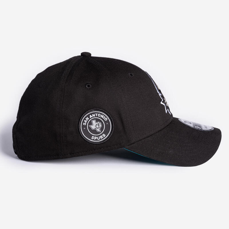 Șapcă de baschet NBA - New Era - San Antonio Spurs Negru Adulți