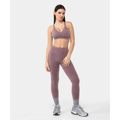 Legginsy Carpatree Marble Story bezszwowe różowe