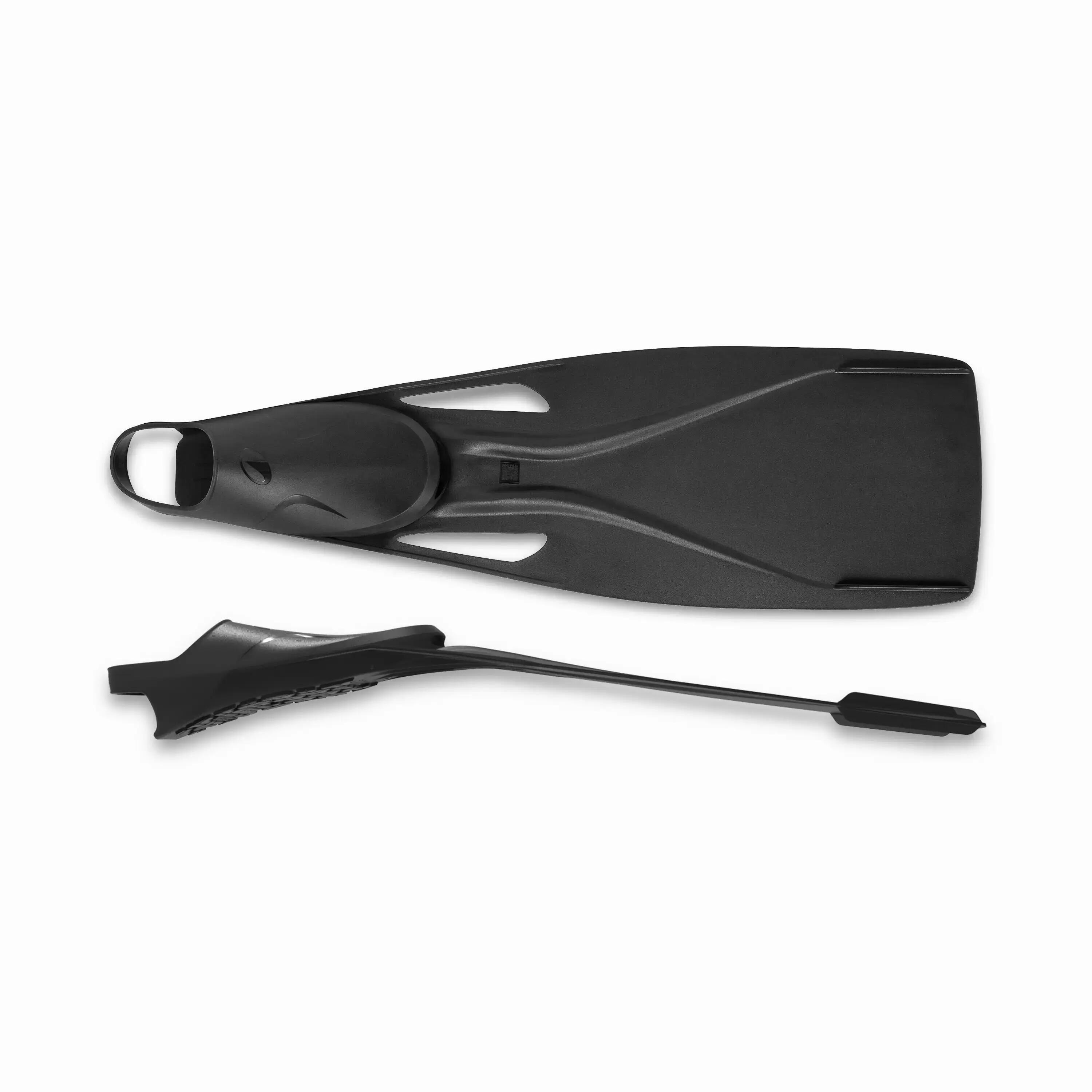 Diving and freediving fins, FF 500 REACT Black -  2