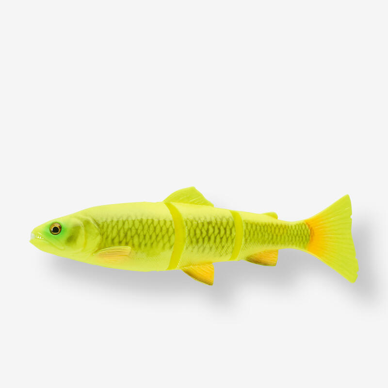 Leurre Swimbait Souple 4D LINE THRU TROUT SS 25cm Yellow Chart Exclu Decathlon