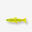 Leurre Swimbait Souple 4D LINE THRU TROUT 15cm Yellow Chartreuse Exclu Decathlon