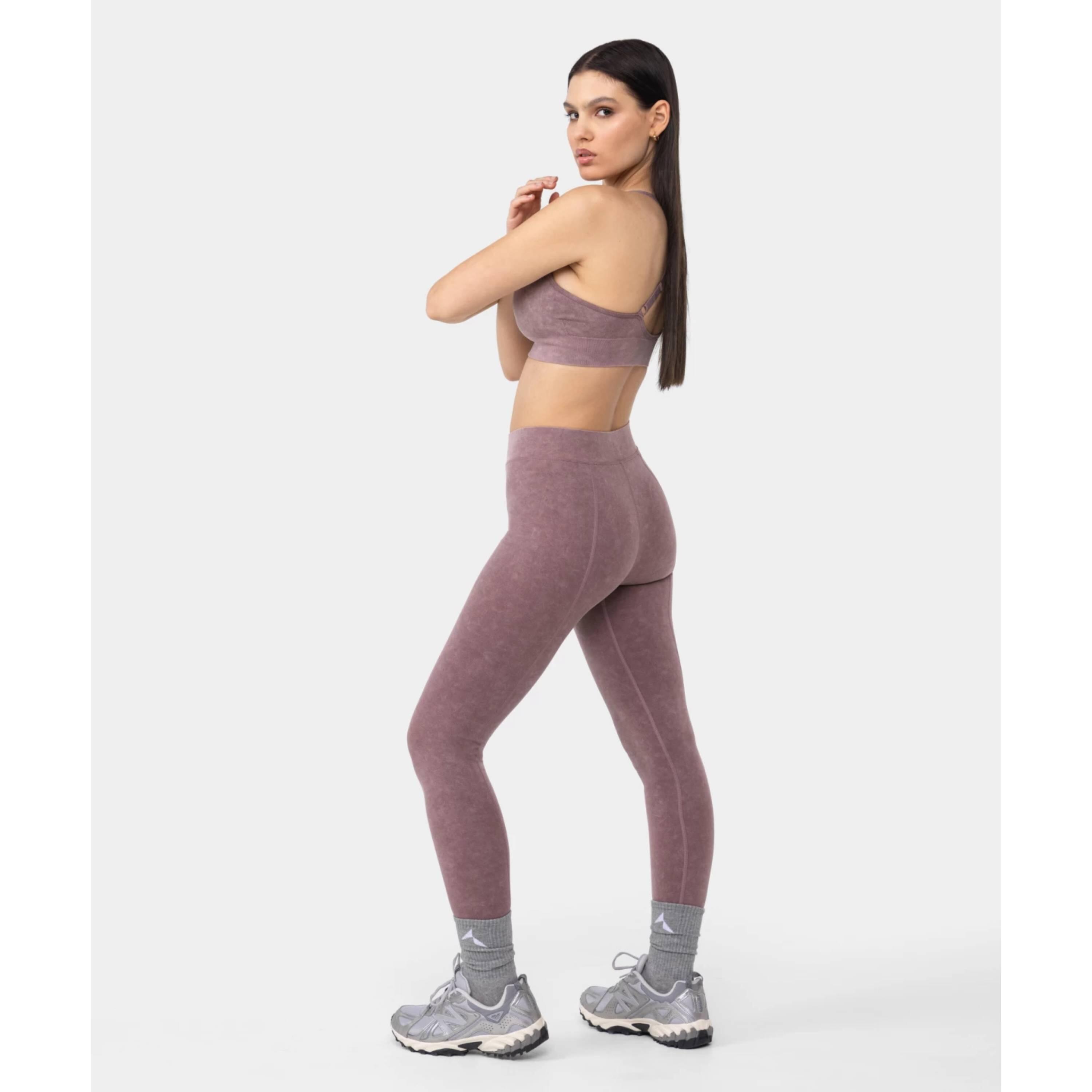 Legginsy Carpatree Marble Story bezszwowe różowe 3/5