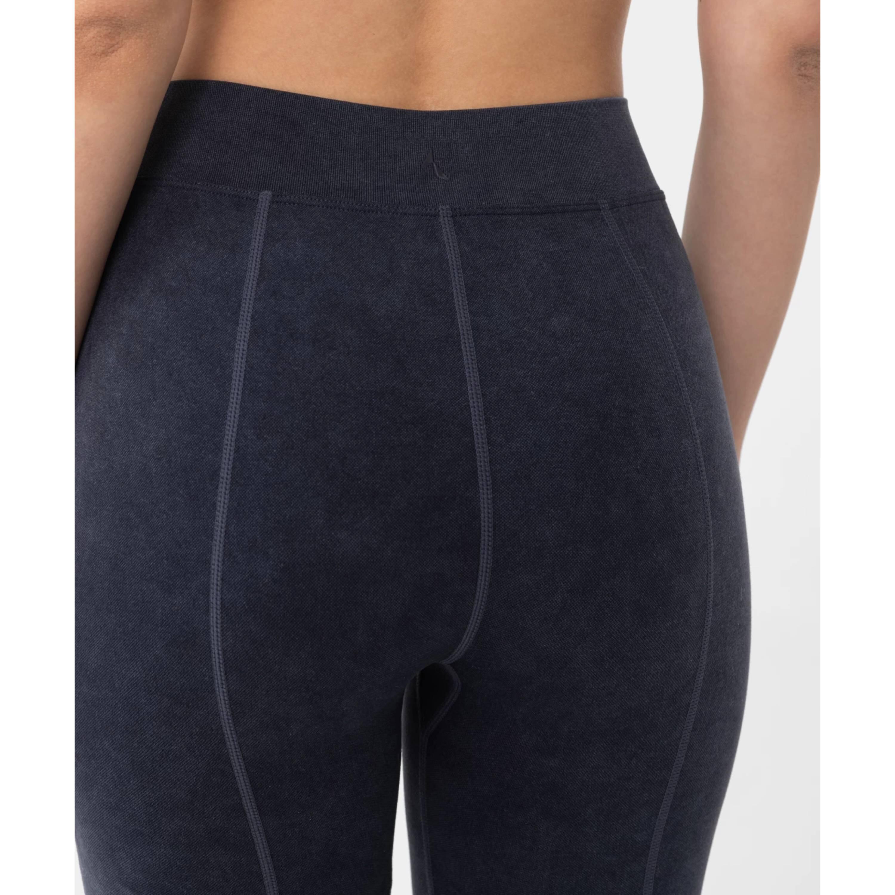Legginsy Carpatree Marble Story bezszwowe czarne 4/5