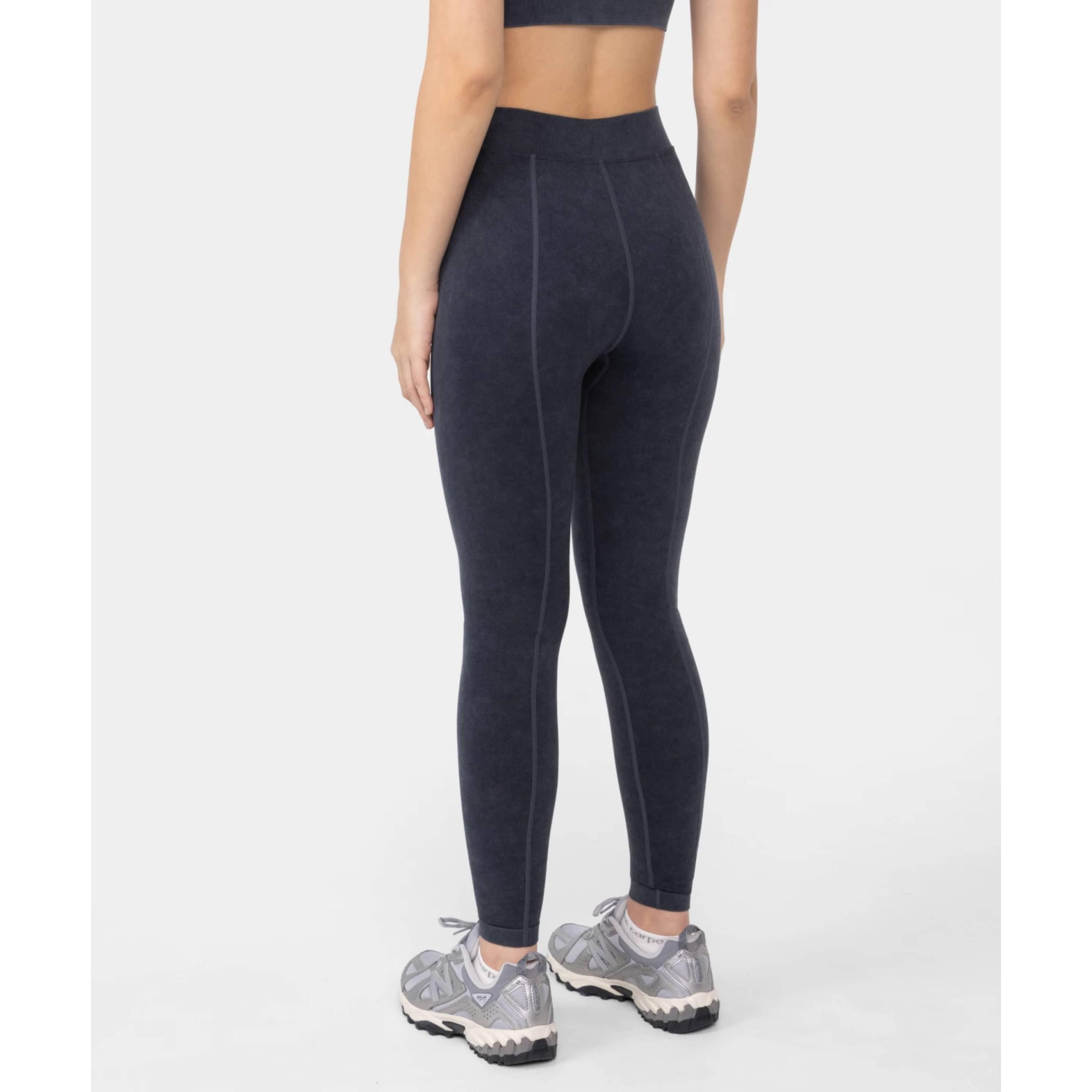 Legginsy Carpatree Marble Story bezszwowe czarne 2/5