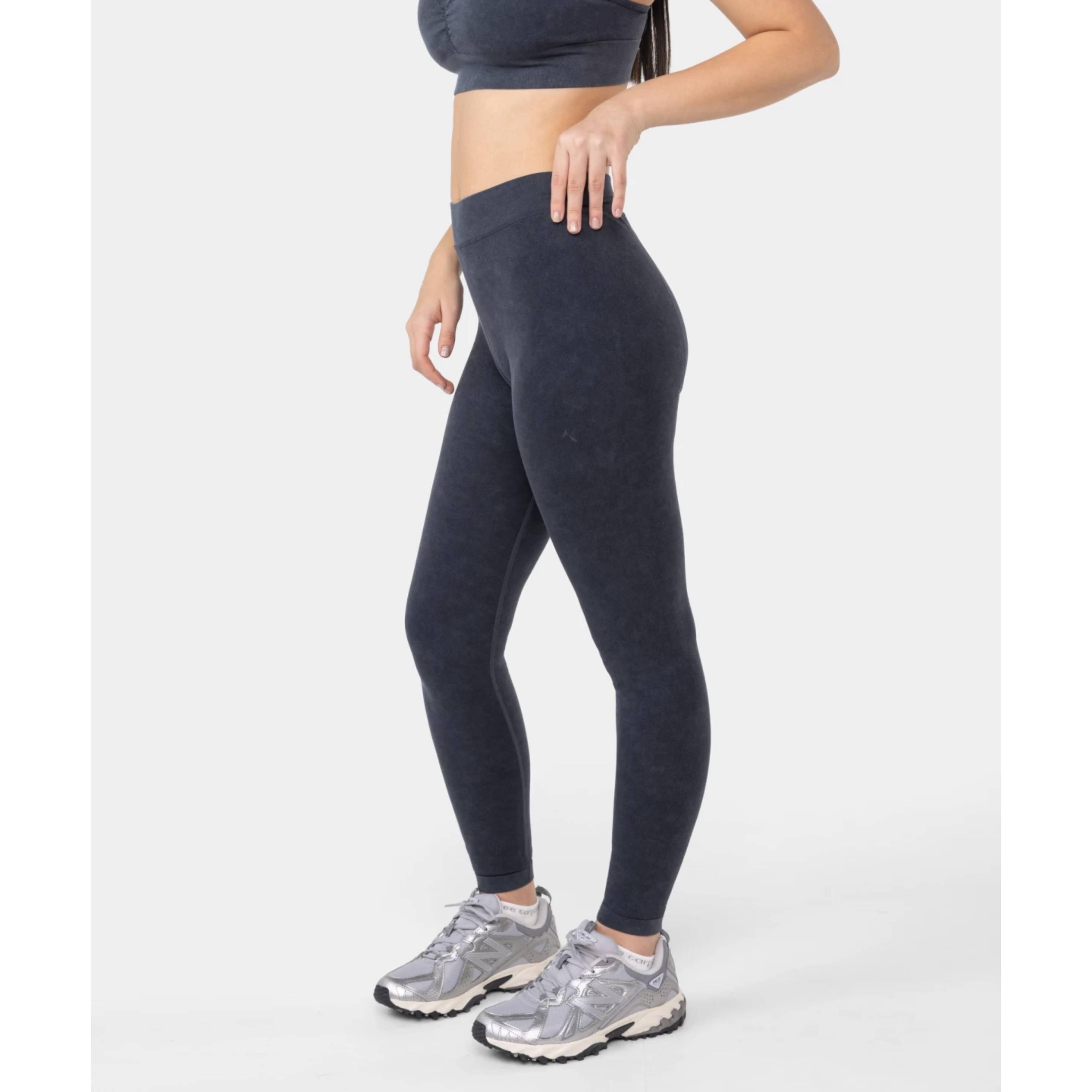 Legginsy Carpatree Marble Story bezszwowe czarne 3/5