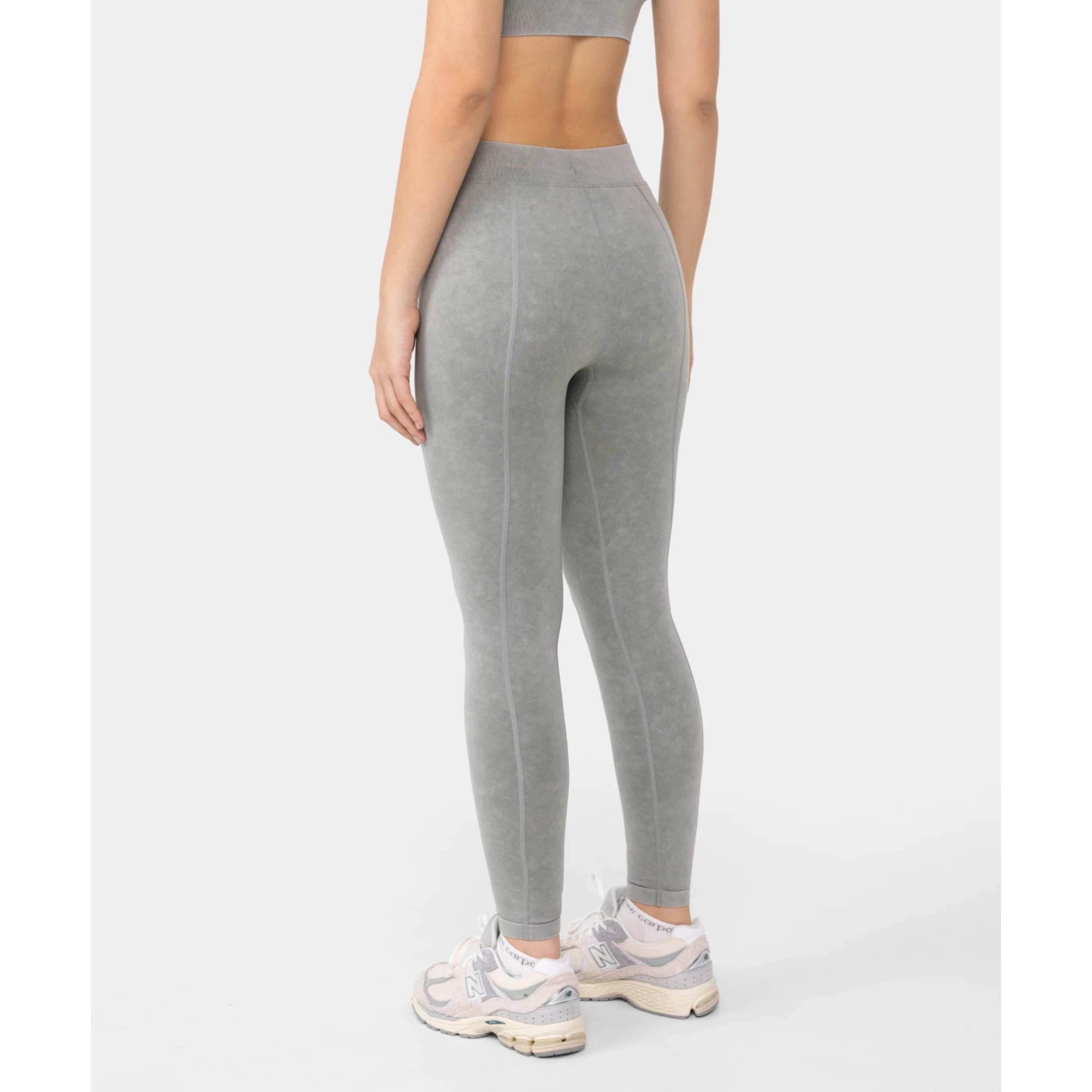 Legginsy Carpatree Marble Story bezszwowe zielone