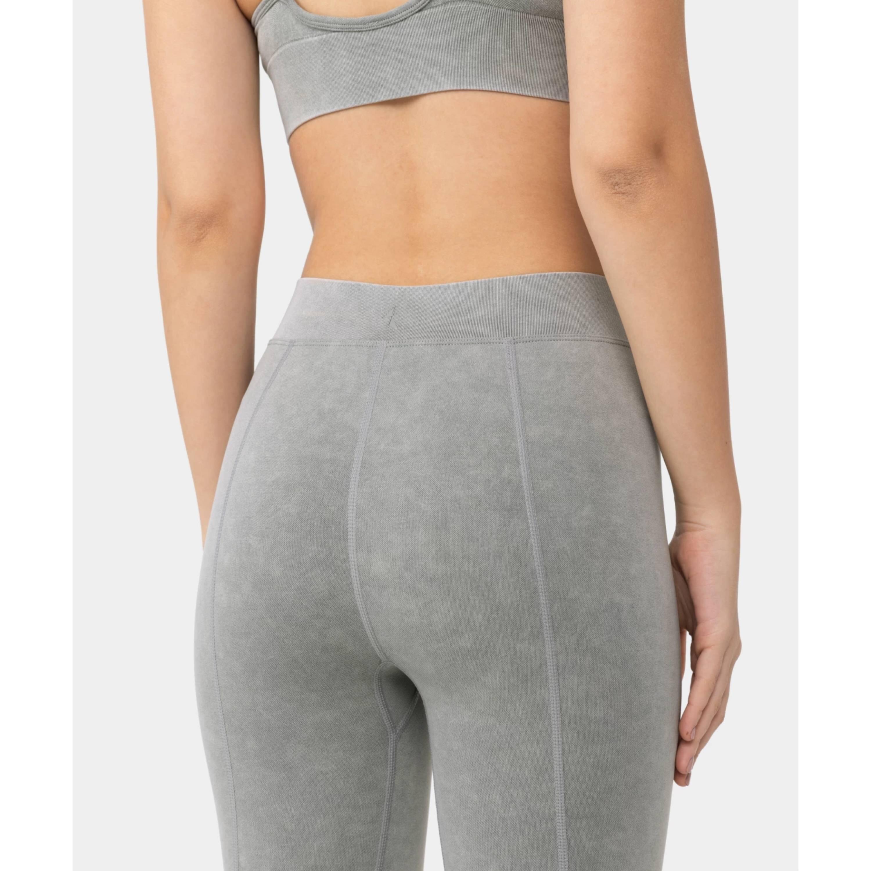 Legginsy Carpatree Marble Story bezszwowe zielone 3/5