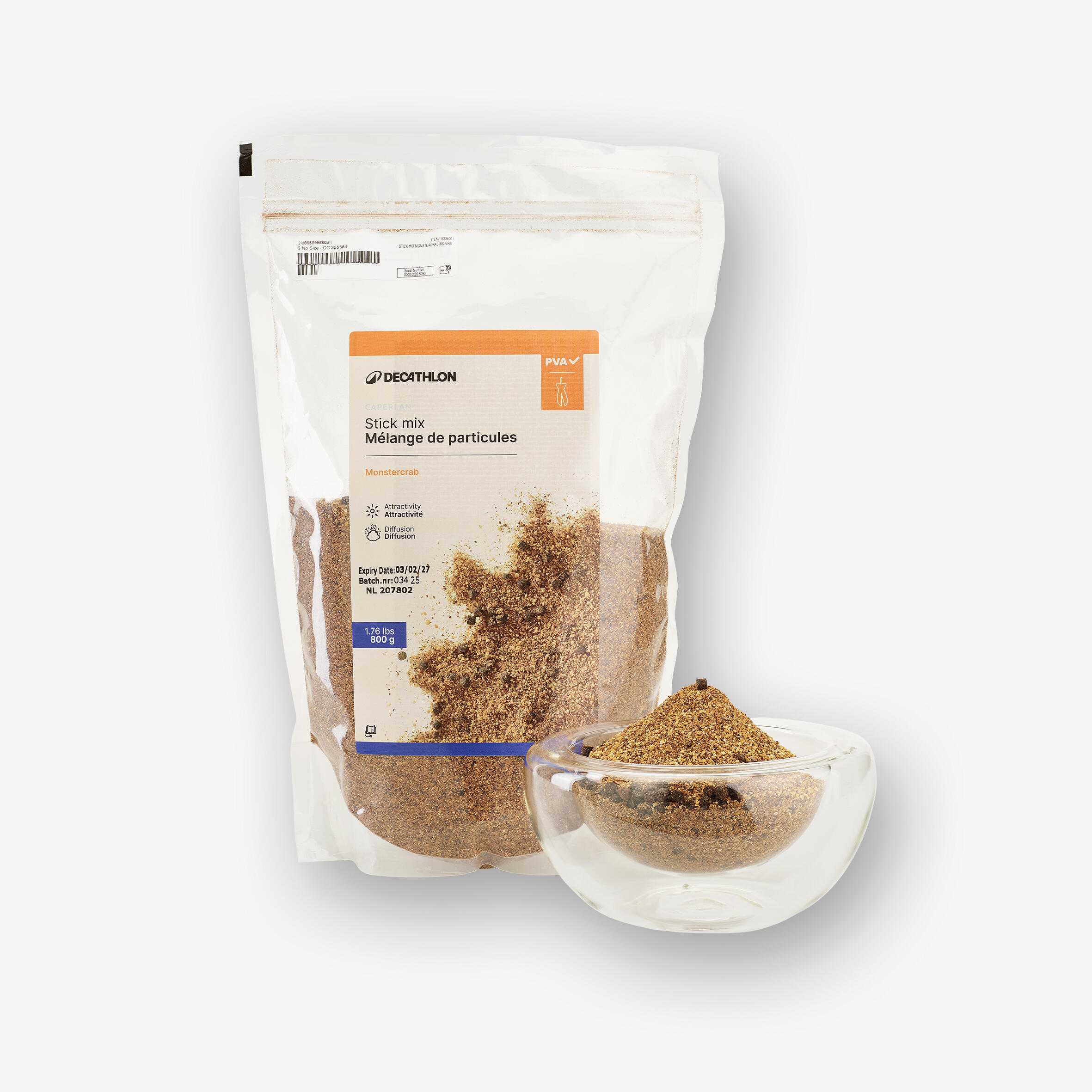 Nadă Stick Mix 800g Căpșune pescuit la crap