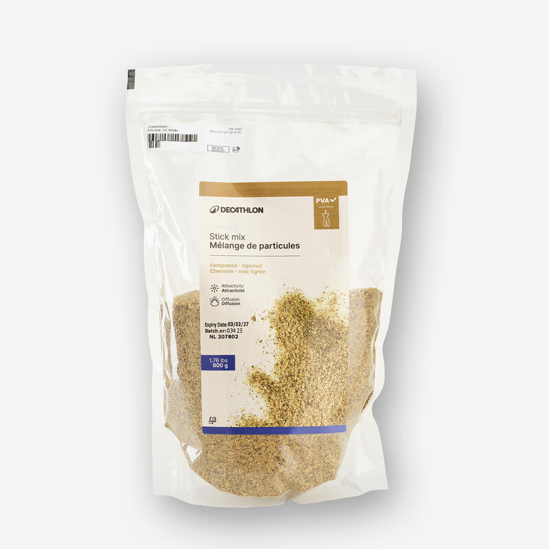 Nadă Stick Mix 800g Hempseed-tiger pescuit la crap