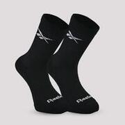 Set 3 perechi șosete mid Fitness Reebok Negru
