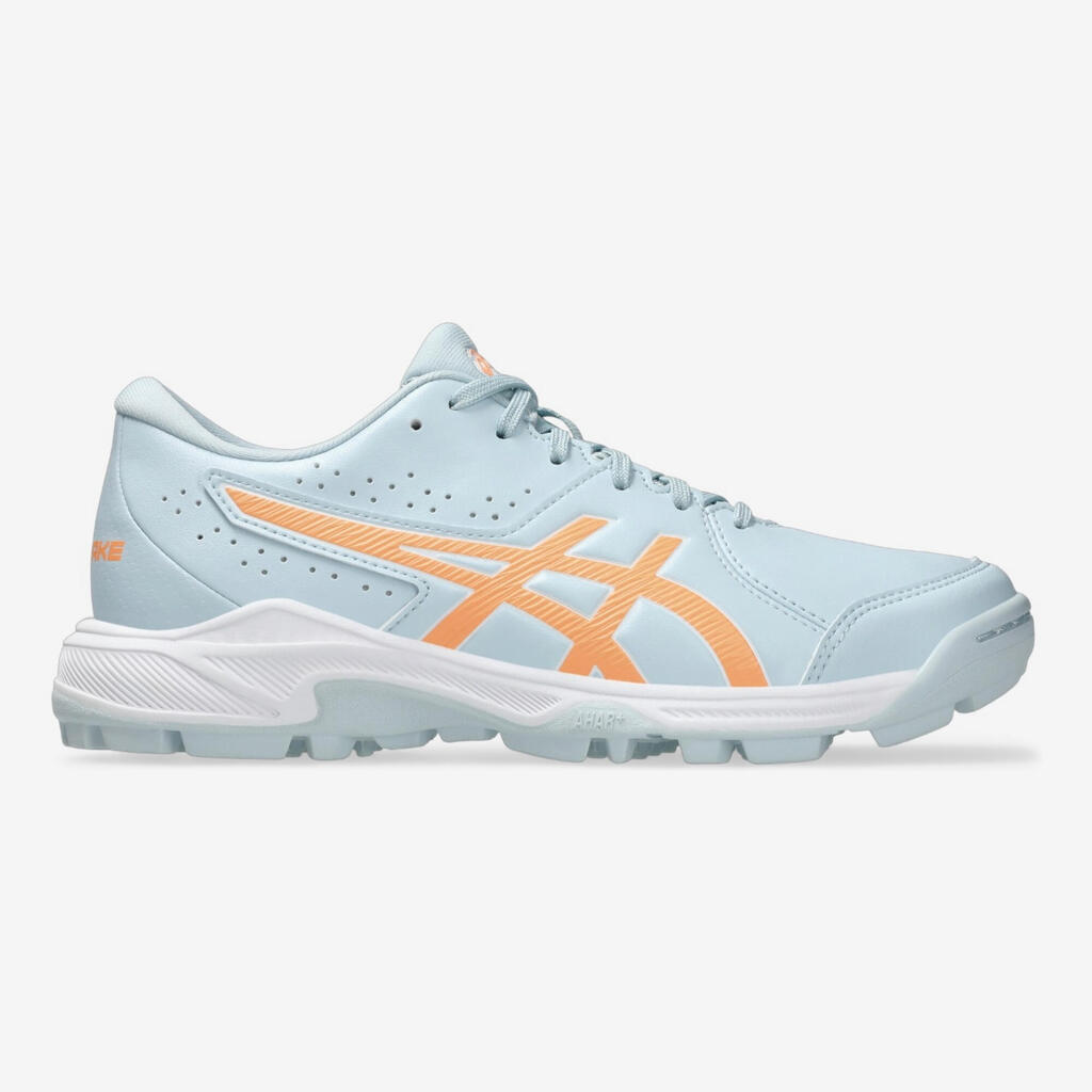 Kids' Field Hockey Shoes Gel Peake 2 - Grey & Orange