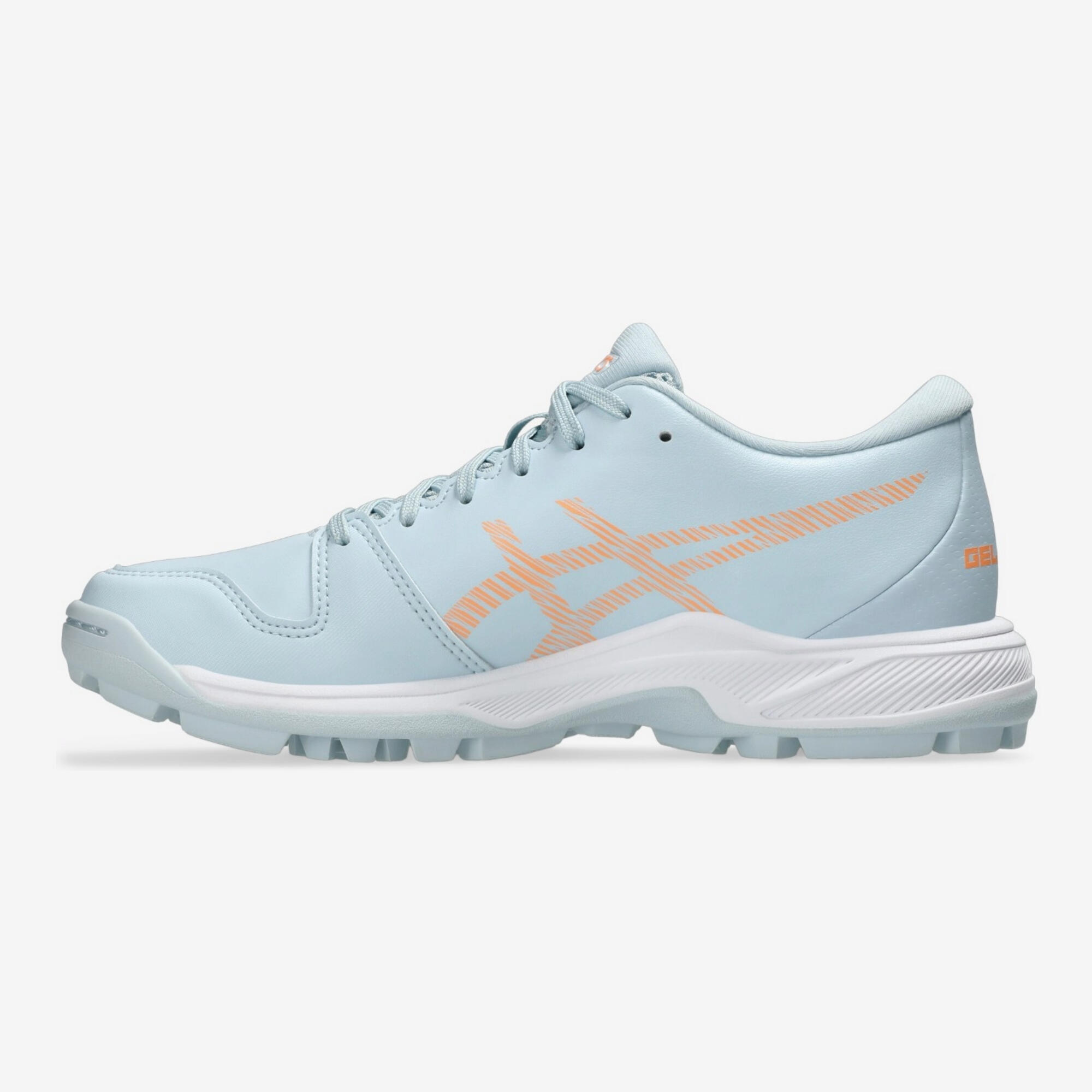 Hockeyschoenen voor kinderen Gel-Peake 2 grijs oranje 2/4