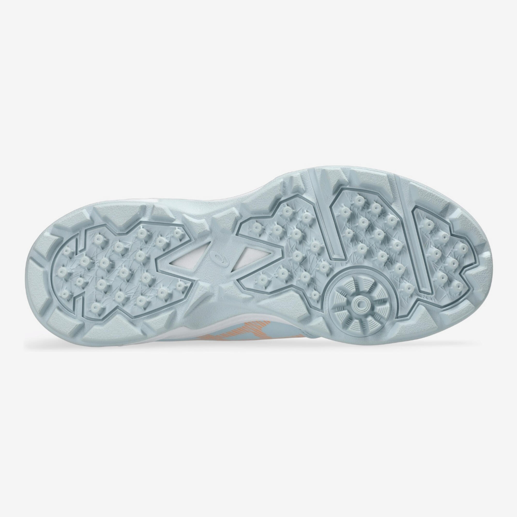 Hockeyschoenen voor kinderen Gel-Peake 2 grijs oranje 3/4