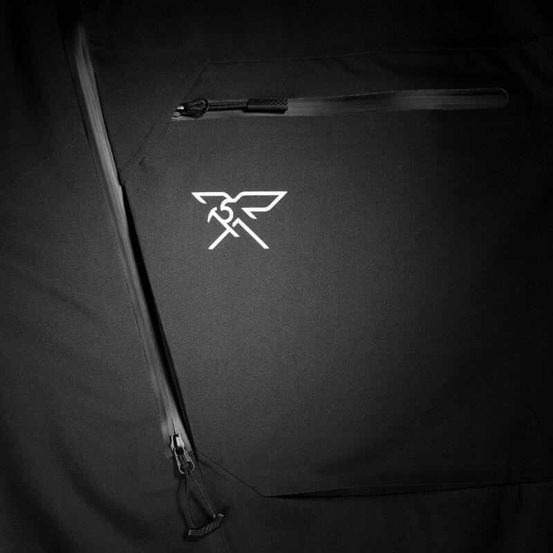 Pantalon schi freeride impermeabil FR900 negru bărbați