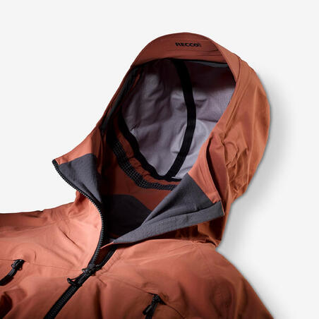 Куртка лижна жіноча FR900 водонепроникна коричнева